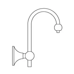 Siteco 5NY15701XW08 Wandausleger Siteco eisenglimmer (DB 702S) Kleine Glocke