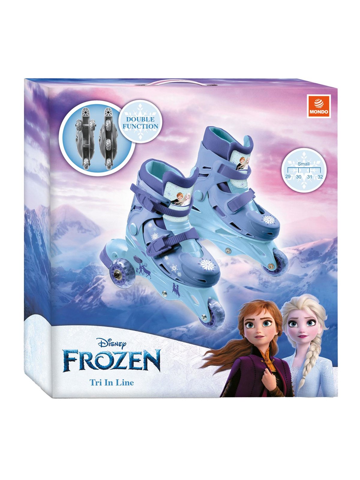 Mondo Disney Frozen Tri Inline Skates-Skeelers size 29-32