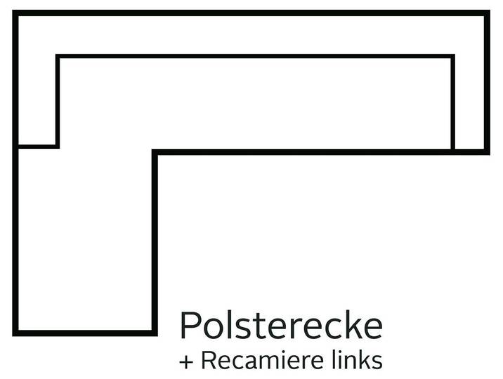 sit&more Ecksofa Top Ascara L-Form, inklusive Boxspring/Federkern-Polsterung, komfortablem Federkern