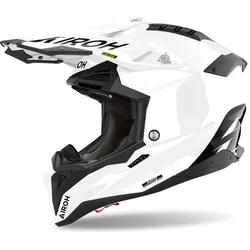Airoh, Motorradhelm, Helmet Cross / Enduro / Atv / Quad Aviator 3 Fim (Frhphe-02) Farbe Weiss Glänzend Grösse M (M)