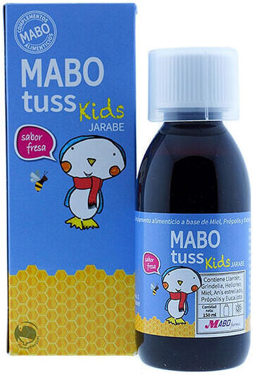 Mabo Mabotuss Kids Strawberry Flavor Syrup 150 ml