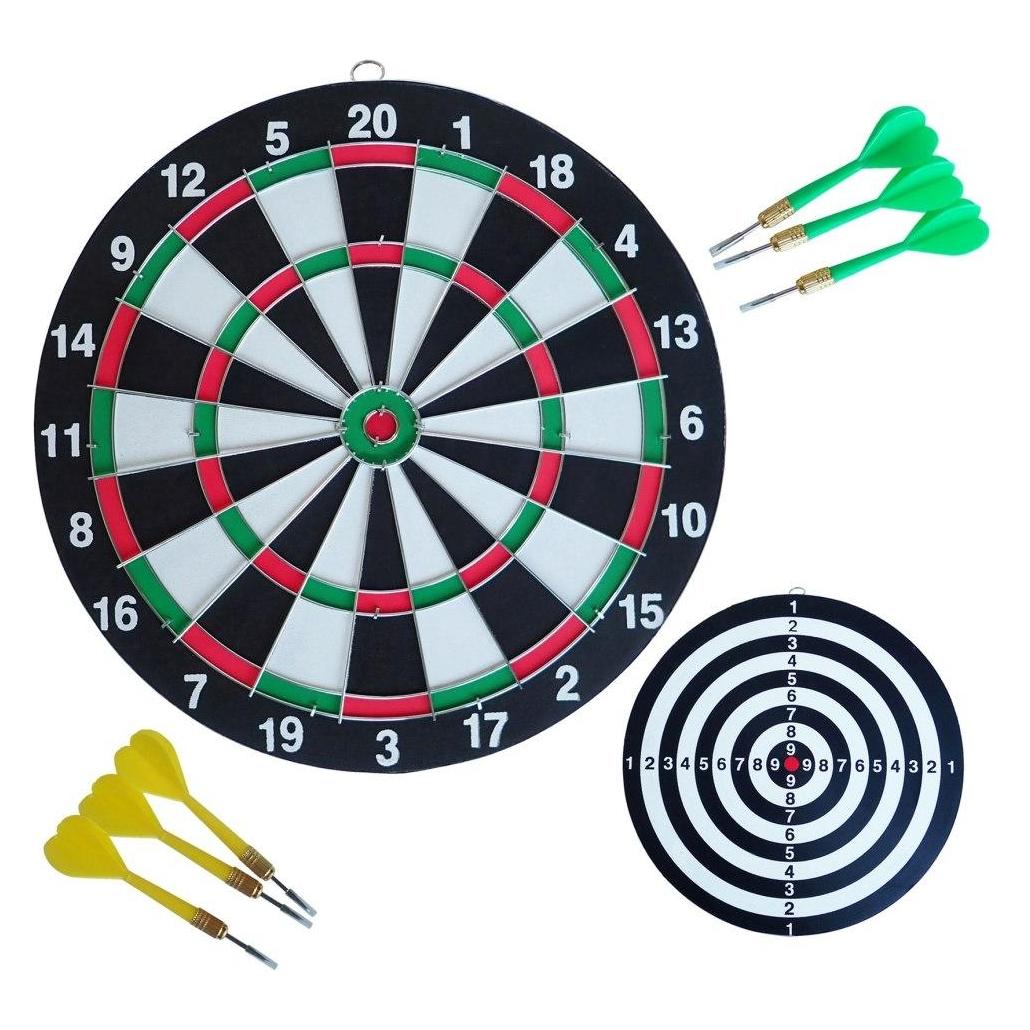 Kubi Sport 3-in-1-Set: Dartscheibe zum Werfen - Dartspiel - KUBISPORT 38 cm (78191432)