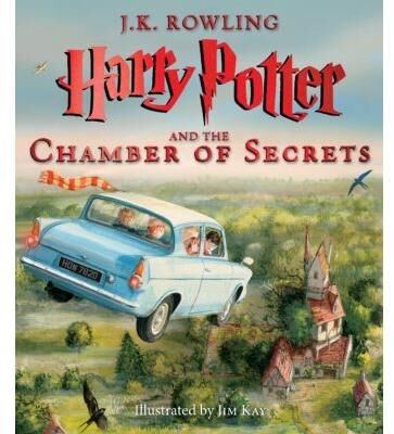 Harry Potter and the Chamber of Secrets: The Illustrated Edition (Book #2) (Hardcover) - J. K. Rowl