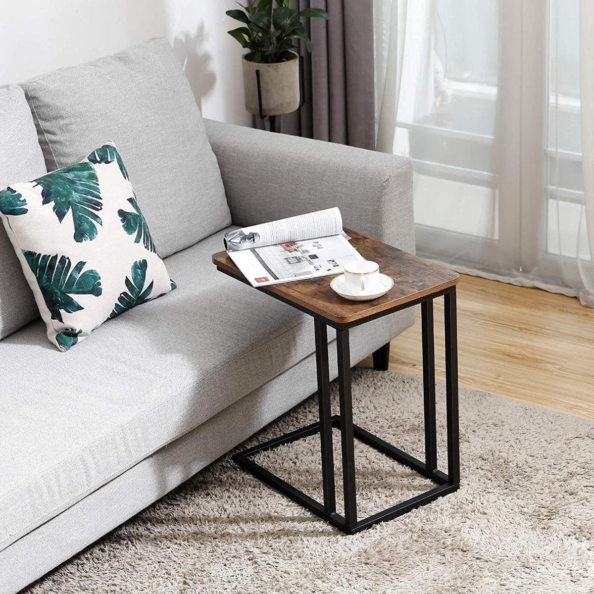 Parya Home Vasagle Bijzettafel met wielen - Industrieel design