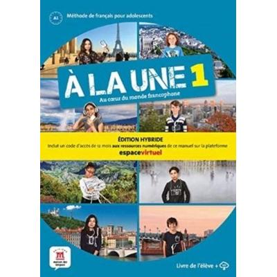 A la une 1 - Edition hybride - Livre de l'eleve + audio MP3. A1, Taschenbuch von Aurore Jarlang, Difusión Centro de Investigación y Publicaciones de