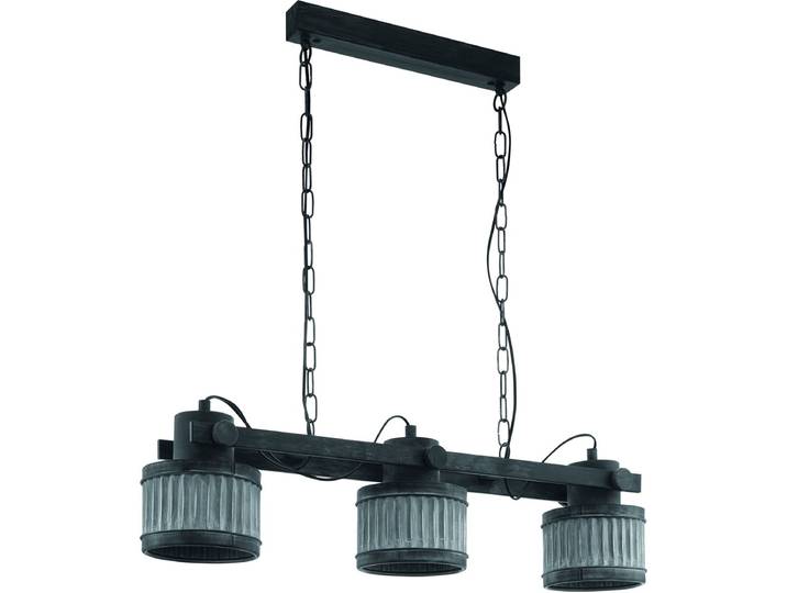 EGLO Turrock Hanglamp - E27 - 88 cm - Zwart