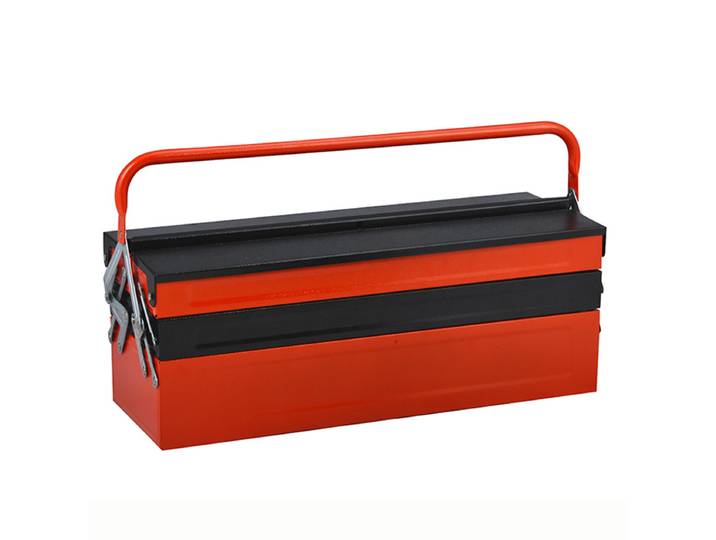 Boîte à outils pliante à 5 couches, boîte de rangement portable, armoire à outils en métal, quincaillerie