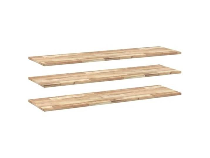 HKTMGDNG Schweberegal 3er Set 160x40x2 cm Akazie Massivholz Unbehandelt Flexibles Wandboard aus naturbelassenem Echtholz für Wohnzimmer, Küche oder Schlafzimmer. Individuell gestaltbar.