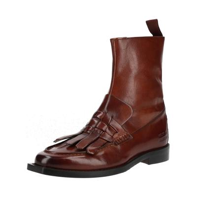 Stiefelette MELVIN & HAMILTON "Melvin & Hamilton Stiefelette Leder", Damen, Gr. 40, Leder, braun, Schuhe Stiefelette