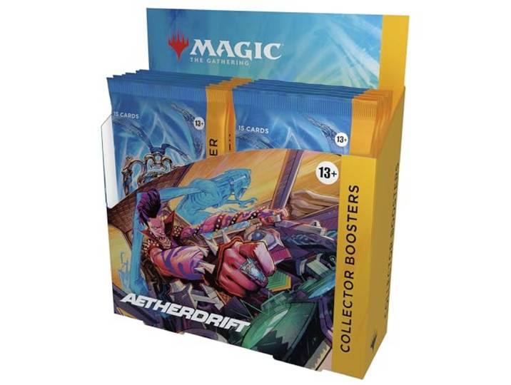 Magic: The Gathering Aetherdrift Collector Booster Box - 12 Packs (180 Magic Cards)