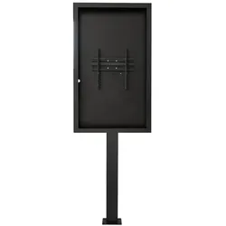 KIMEX - Vitrinenständer zum Anschrauben, mit Hochformatkasten 55'' - Vesa 400x600 max