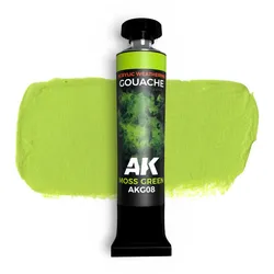 AK Gouache Moss Green 20 ml