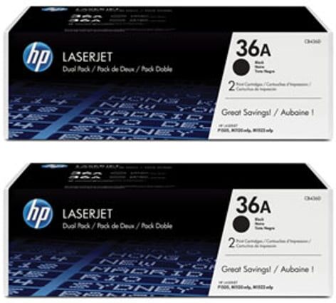 HP 36A Pack 2 toners negros