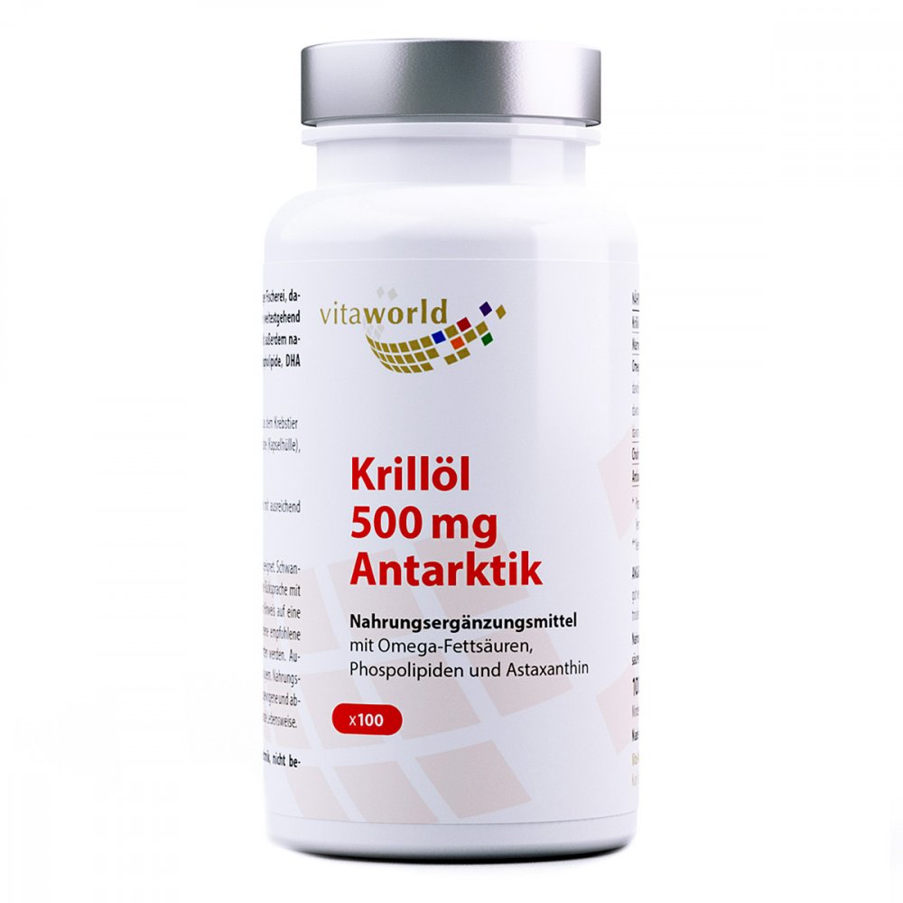 Vita World GmbH Krillöl 500 mg Antarktik Kapseln 02036367
