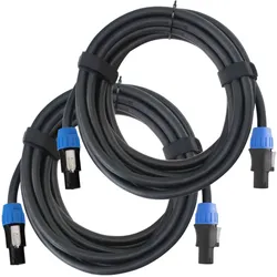 Pronomic pro-line BOXSP4-10 Lautsprecherkabel Speakon-kompatibel 10m 2er Set