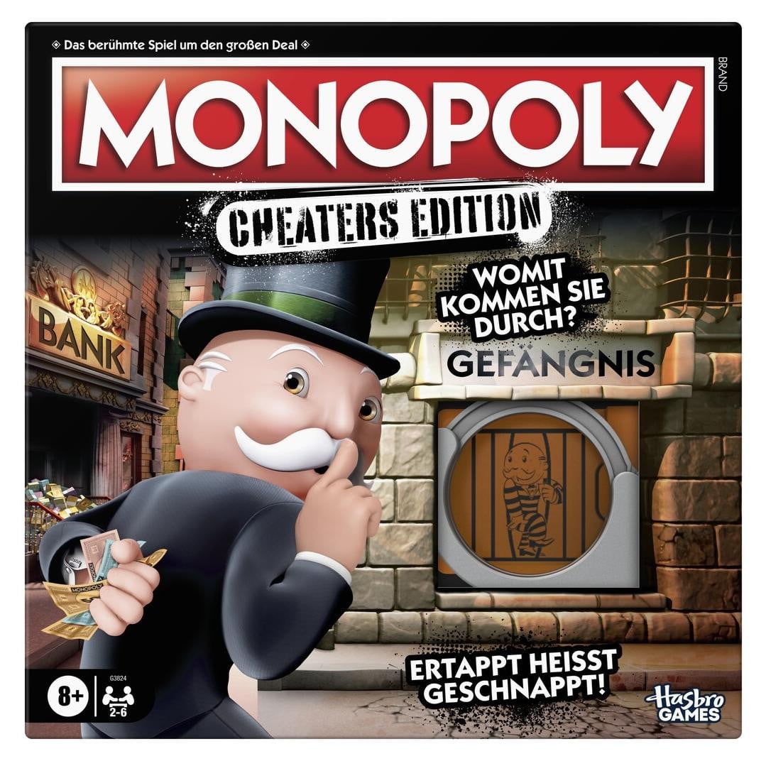 Hasbro Gaming Monopoly G38241001 met 8 rokken