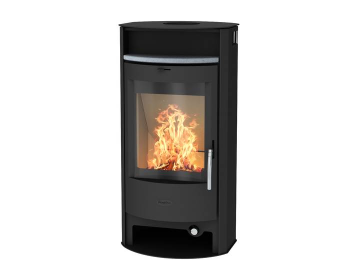 Kaminofen FIREPLACE »Parma Stahl«, Dauerbrand geprüft, Lieferung bis ins Wohnzimmer , schwarz, Kaminöfen, Kaminofen, geprüft, für Anthrazit Nuss 3 geeignet, Exklusiv, schwarz, Topseller