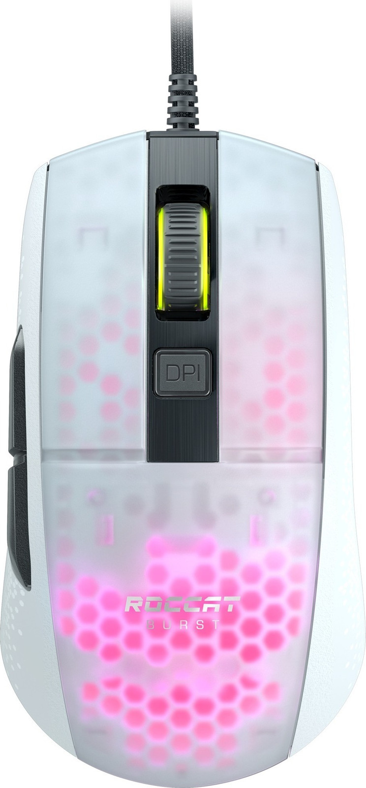 Turtle Beach Roccat Burst Pro witte RGB gamingmuis