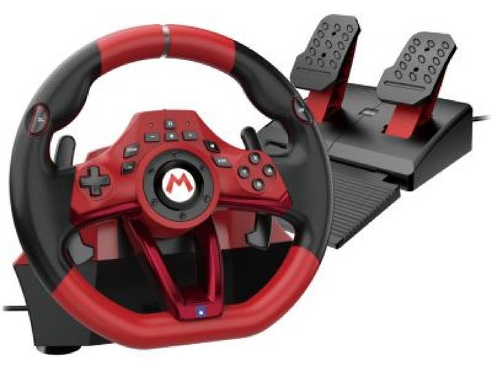 Hori - Volant + Pédalier Mario Kart Racing Wheel Pro Deluxe