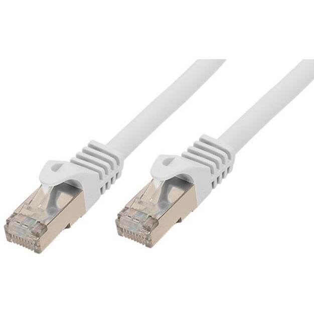 S-CONN CAT7 patchkabel RJ45 S/FTP PiMF wit 15 meter
