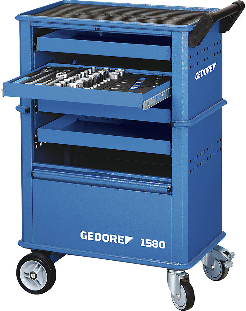 Werkzeugwagen, 4 Schubladen, HxBxT 930 x 625 x 375 mm GEDORE