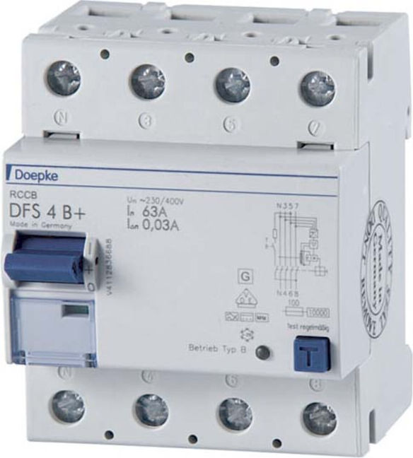 Doepke Interrupteur différentiel FI DFS4 040-4/0,03-B+ (09134895)