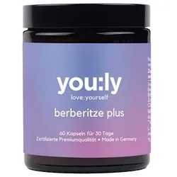 you:ly Berberitze Plus mit Chrom, Zink & Bittermelone 60 Kapseln f. 30 Tage