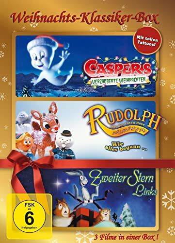 Weihnachts-Klassiker-Box - Rudolph - Wie alles begann, Casper, Zweiter Stern Links [3 DVDs] - Preis vom 03.10.2026 20:43:07 h