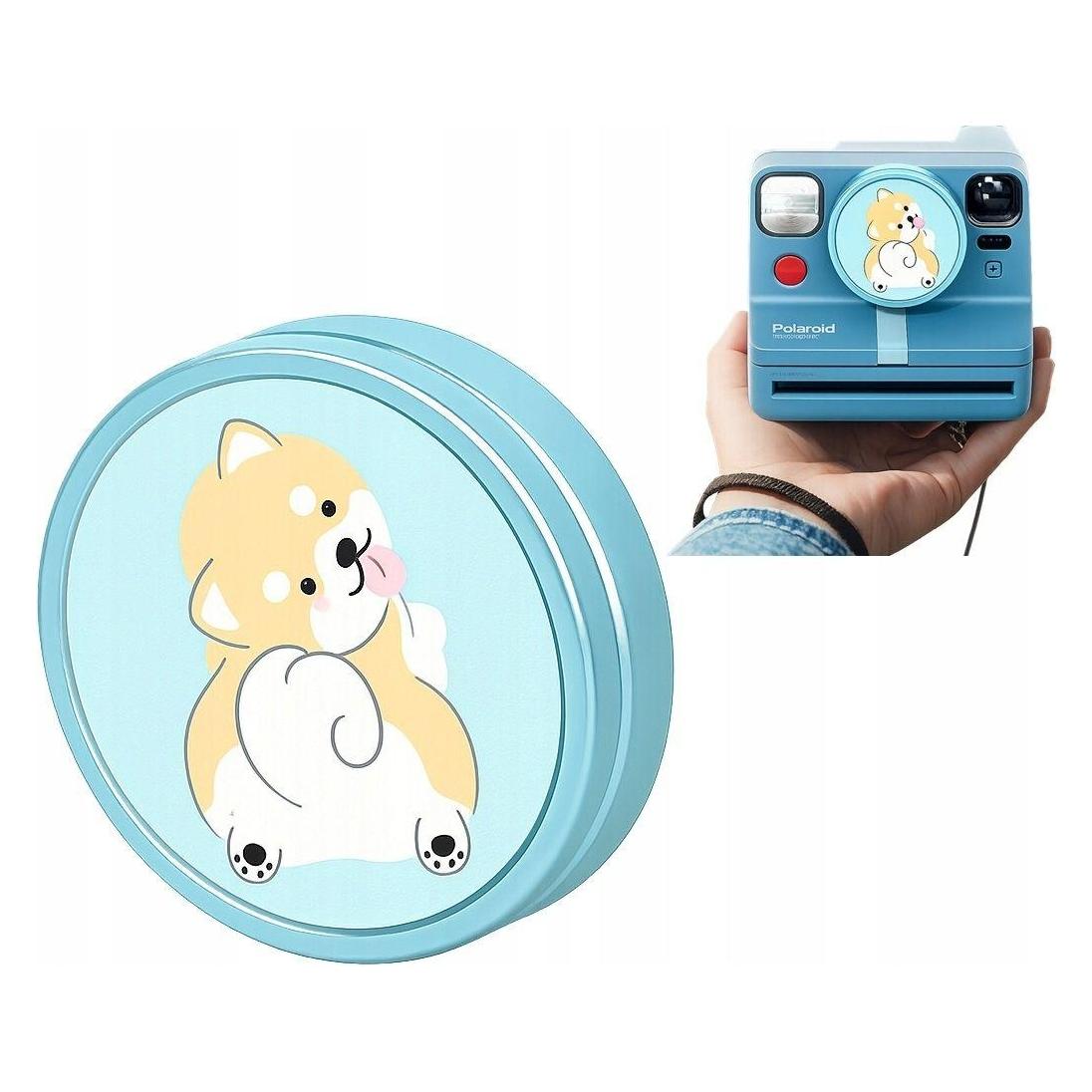 Loveinstant Naklejka Dekoracyjna 3m Na Dekielek Do Aparatu Aparat Polaroid Now Now+ / Piesek - Niebieski (66737130)