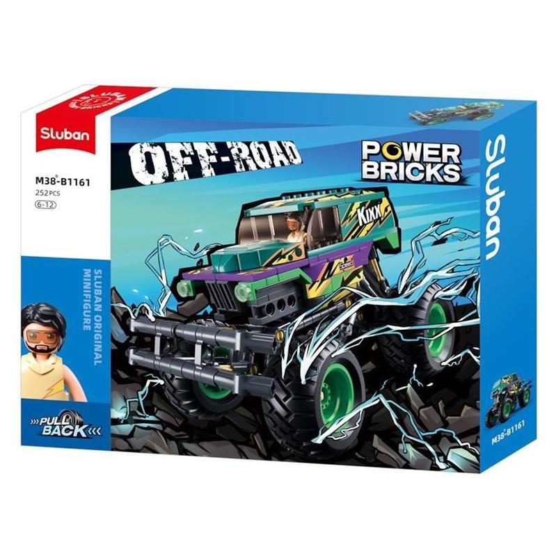 Sluban SL96018 - Pullback Off Road Fahrzeug "Big Foot" (SL96018)