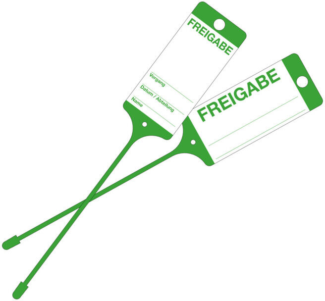 Etiquette de marchandise Eichner PP vert Libération (9219-00772)