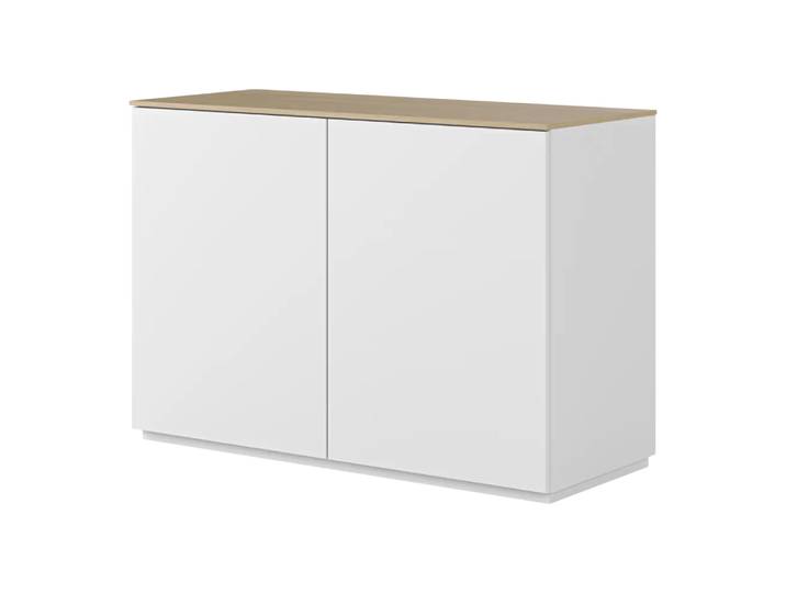 Sideboard Join, Temahome, weiss/eichefarbig, Holzwerkstoff