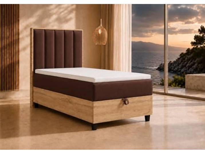Best For Home Boxspringbett Trinity K10 80x200 Einzelbett mit Bettkasten