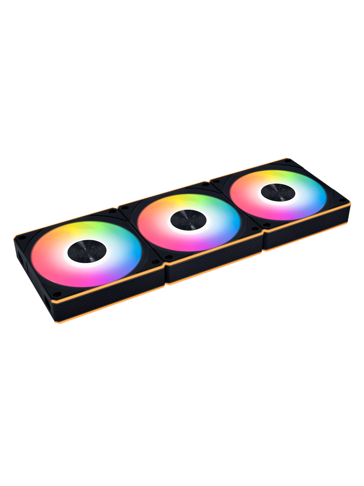 Lian Li UNI FAN CL FLEX 120 (3-pack) - Gehäuselüfter - 120mm - Schwarz mit RGB LED - 30 dBA