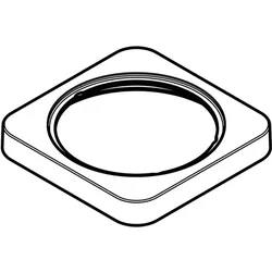hansgrohe Rosette Axor Citterio M Auslauf 98509000 4-Loch Wannenarmatur chrom