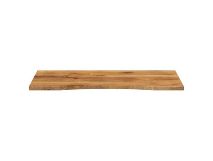 KTHLBRH Tischplatte 110 x 60 x 2,5 cm, Massivholz, Mango Leicht zu reinigende Oberfläche, rustikales Design, für Büro oder Mittagessen, naturbelassen