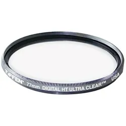 Tiffen 77mm Digital Ht Ultra Clear (77 mm, Schutzfilter), Objektivfilter, Transparent, Schwarz, Silber