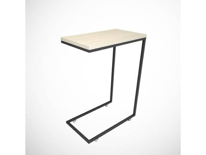 Hanah Home Moderner Beistelltisch mit Rollen, Eichenfarbe, 46 x 62 x 26 cm 100% melaminbeschichtet, 18 mm stark Stilvoll und funktional für jeden Raum