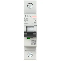 AEG EN101C50 Leitungsschutzschalter AEG ElfaPlus 10 kA, C-Charakteristik, 50 A, 1P 2CDS271088R0504