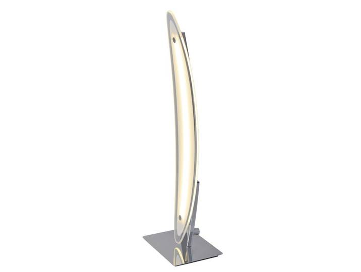LED-Tischlampe Surf dimmbar Chromfarben Surfbrett Design