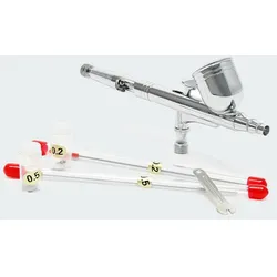 Helloshop26 - Professionelle Airbrush mit Doppelfunktion / 0,2 / 0,3 / 0,5 mm Nadeln 16_0000800