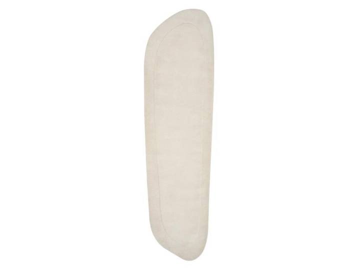 Tapis en viscose 80 x 250 cm crème BERANI
