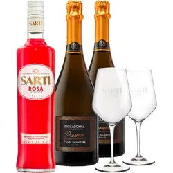 Pack 1 Sarti + 2 Prosecco Ricadonna + 2 Gläser Gratis - 2.2L