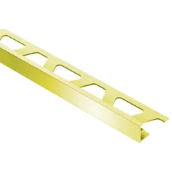 Schlüter Systems SCHIENE-AMG Abschlussprofil Aluminium AMG - Aluminium messing glänzend eloxiert Höhe: 8 mm Länge: 2,5 m