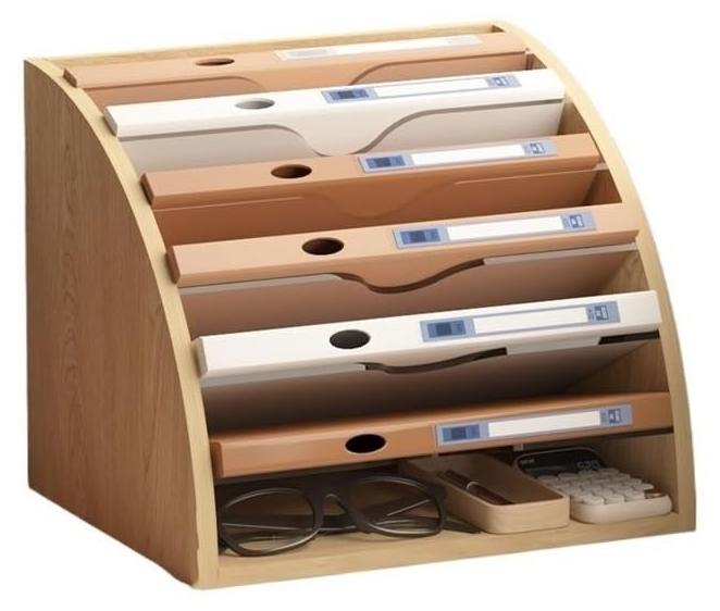 7-schichtiger Schreibtisch- und Dokumentenorganisator