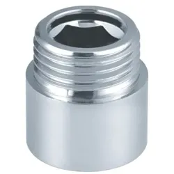 Messing Verchromt Hahnverlängerung Verlängerungsstück 1/2" - 60mm