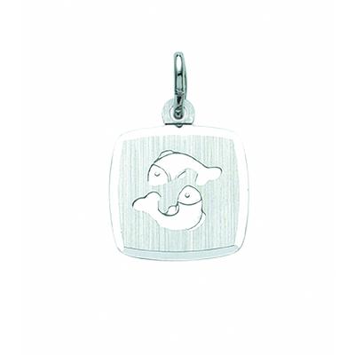 Sternzeichenanhänger ADELIA´S "Sternzeichen Anhänger Fische 925 Silber", silber, Schmuckanhänger, Herren, Fische, Silber 925 (Sterlingsilber), Silberanhänger Fische