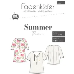 Fadenkäfer Schnitt "Bluse Summer" für Damen