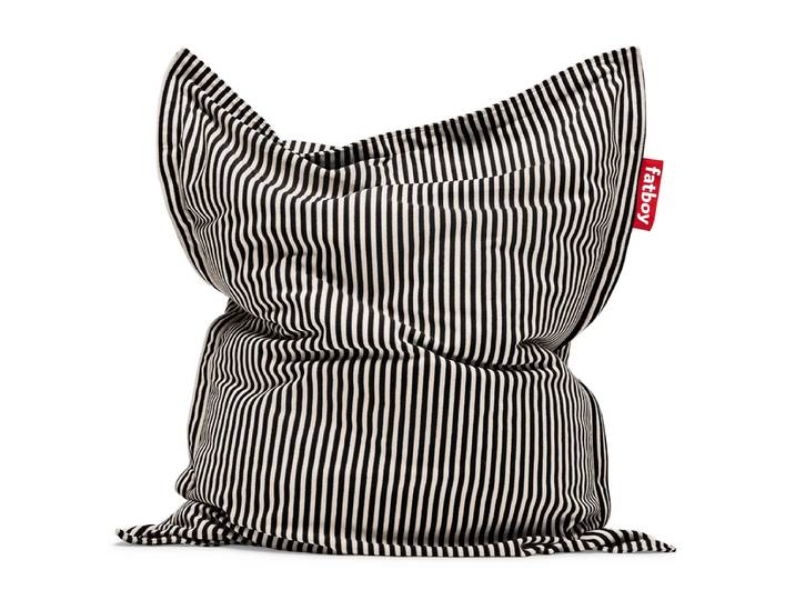 Fatboy - Sitzsack Original Slim Terry, schwarz / creme
