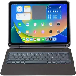 Deqster Slim Keyboard 2 13in Ipad Pro (DE, Inoi Inoipad Pro), Tablet Tastatur, Grau